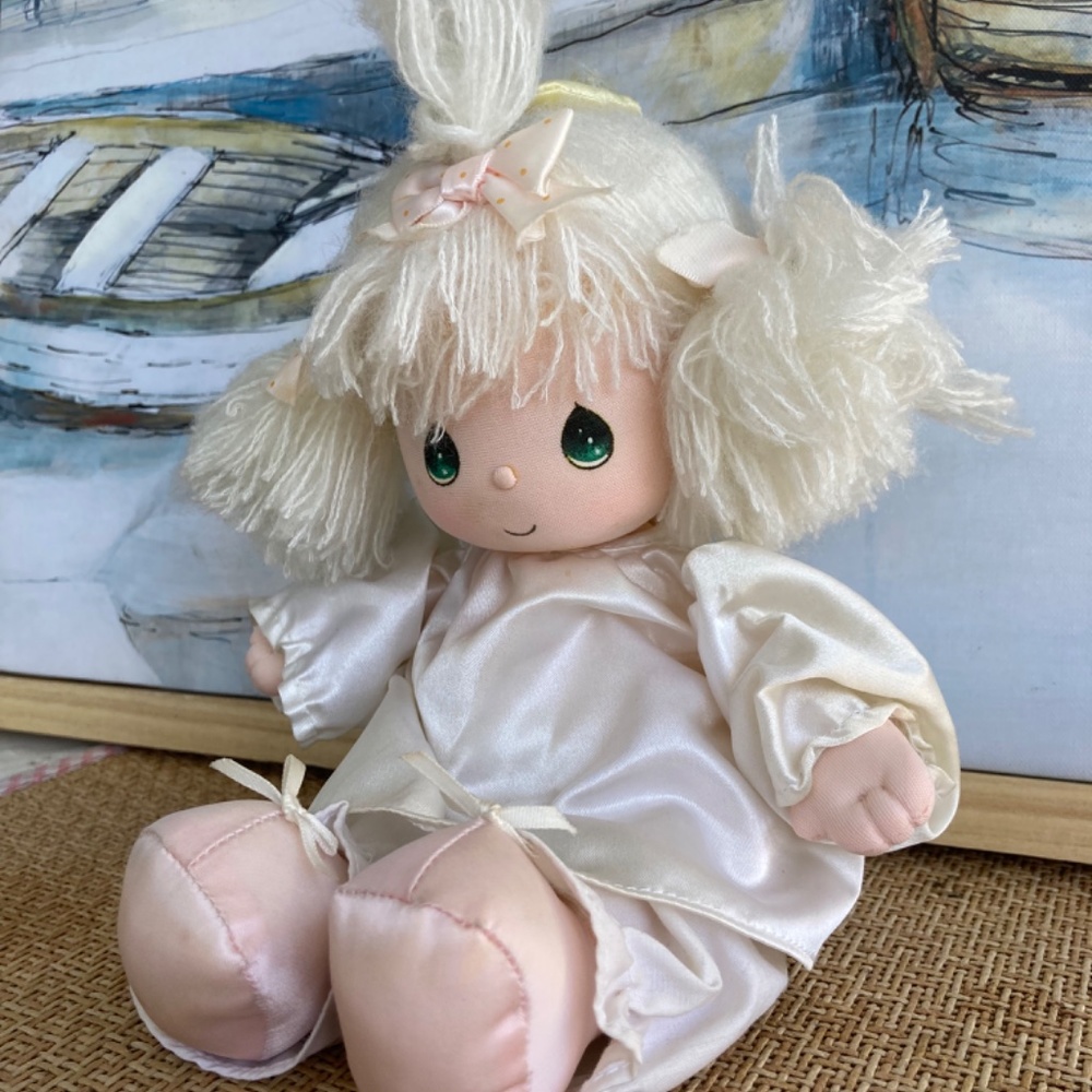 Vintage Applause Precious Moments "Angie" Plush Doll Item # 4510 - Picture 3 of 11